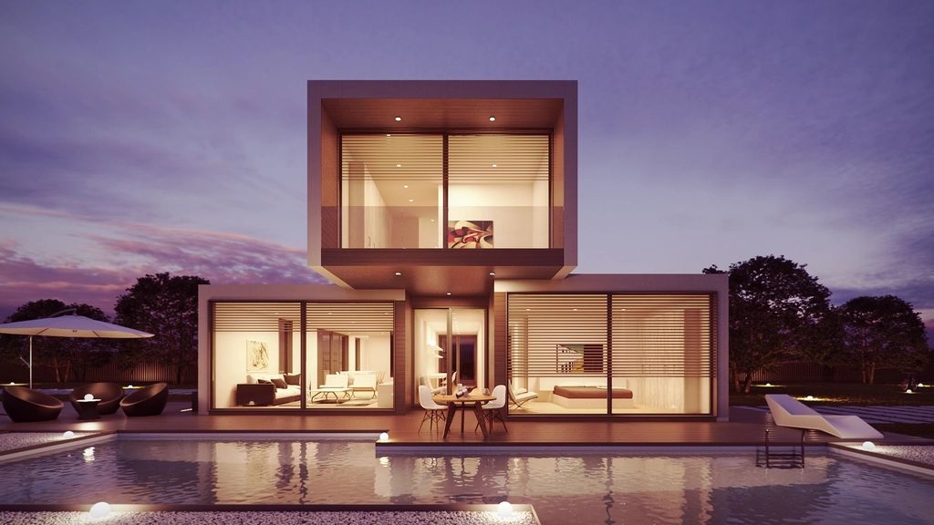 A villa with its own pool and terrace